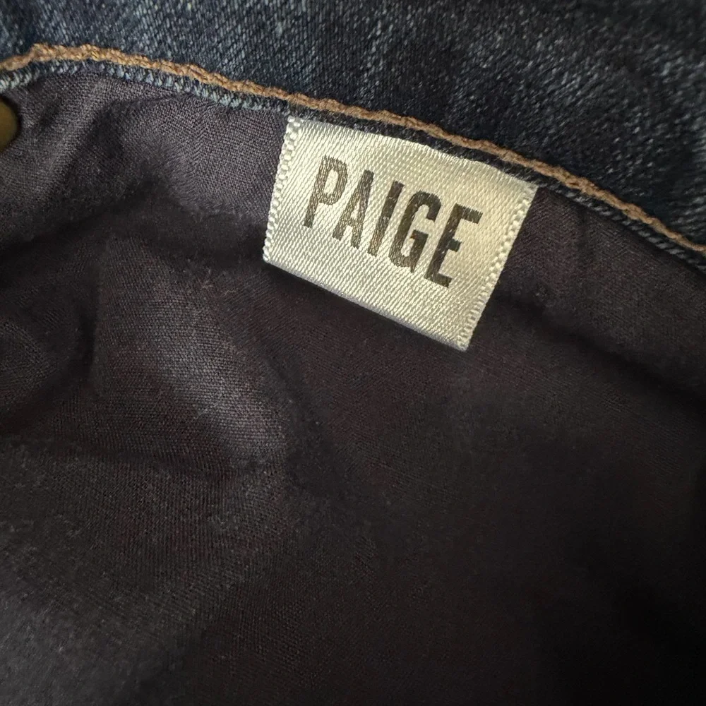 PAIGE Lexon Blue Jeans Size Womens 29 EUC - Picture 11 of 12